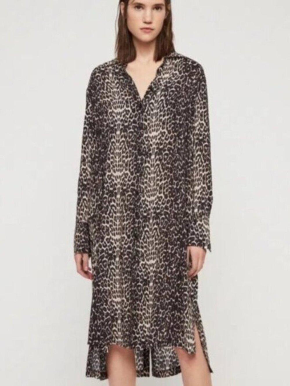 All Saints Anya Feline Shirtdress - NEW